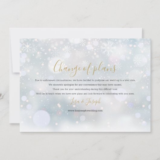 Moderner Spaß ändert das Datum der Aktualisierung  Save The Date (Rückseite)