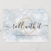 Moderner Spaß ändert das Datum der Aktualisierung Save The Date (Vorne/Hinten)