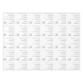 Moderner Spaß Fakten Mit Monogramm Erntedank Tischdecke (Vorderseite (Horizontal))