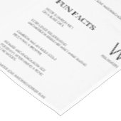 Moderner Spaß Fakten Mit Monogramm Erntedank Tischdecke (Schrägansicht)