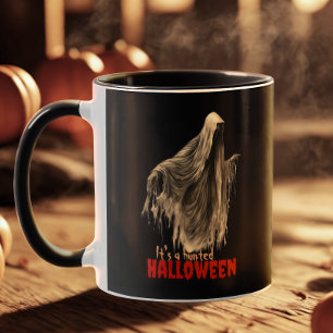 Moderner Spaß Gothic Horror Spooky Halloween Ghost Tasse