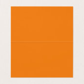 Moderner Spaß hell Orange Weiß zeitgenössisch gekl Visitenkarten (Innenseite Aufgefaltet)