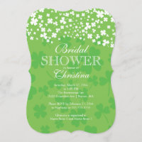 Moderner Spaß-irisches Kleeblatt-Brautparty