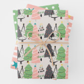 Moderner Spaß Kinder Weihnachten Geschenkpapier Set (Beispiel)