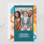 Moderner Spaß - Neues Jahr Einladung (Rückseite)