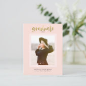 Moderner Spaß Trendy Abschluss Foto Ankündigung (Stehend Vorderseite)