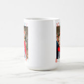 Moderner Spaß Weihnachten Heiterkeit Merry & Brigh Kaffeetasse (Mittel)