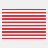 Moderner Spaß Weihnachten, Streifen und Weihnachts Geschenkpapier Set (Vorderseite 2)