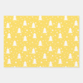 Moderner Spaß Weihnachten Weihnachten Muster Limon Geschenkpapier Set (Vorderseite 2)