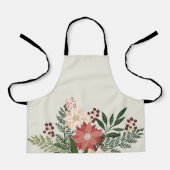 Moderner Spaß Weihnachten Weihnachtsfeiertag Poins Schürze (Vorderseite)