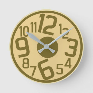 Moderner Sport Runde Wanduhr