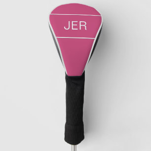 Moderner Sportclub Mit Monogramm Erstklassiger Nie Golf Headcover