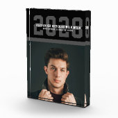 Moderner sportlicher, mutiger Typografie-Abschluss Fotoblock (Rechts)