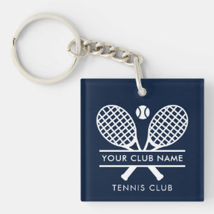 Moderner Sportvereinsname Tennis Team Swag Schlüsselanhänger