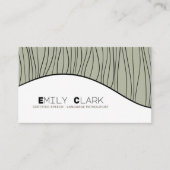 Moderner Sprachtherapeut Visitenkarte (Vorderseite)