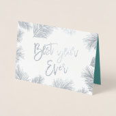 MODERNER SPRIG BEST JAHR JE KARTE (Vorderseite)