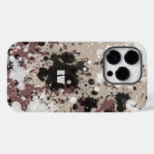 Moderner Spritzer personalisiert Case-Mate iPhone Hülle (Rückseite (Horizontal))