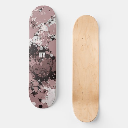 Moderner Spritzer personalisiert Skateboard (Vorderseite)