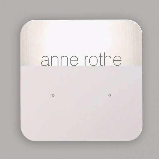 Moderner Square Study Earring Display Holder Squar Quadratische Visitenkarte