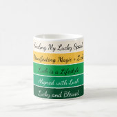 Moderner St. Patrick’s Day Farbverlauf Kaffeetasse (Mittel)