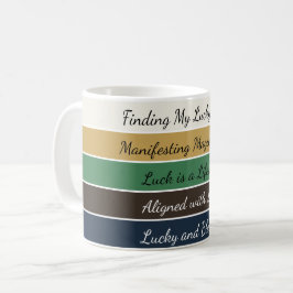 Moderner St. Patrick’s Day Farbverlauf Kaffeetasse