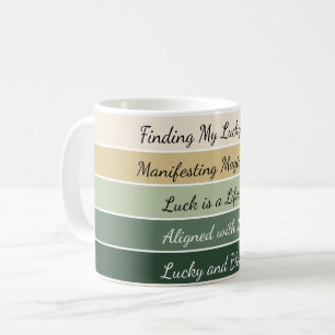 Moderner St. Patrick’s Day Farbverlauf Kaffeetasse
