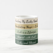 Moderner St. Patrick’s Day Farbverlauf Kaffeetasse (Mittel)