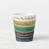 Moderner St. Patrick’s Day Farbverlauf Milchtasse (Vorderseite)