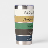 Moderner St. Patrick’s Day Farbverlauf Thermobecher (Vorderseite)