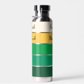 Moderner St. Patrick’s Day Farbverlauf Trinkflasche (Rechts)