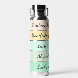 Moderner St. Patrick’s Day Farbverlauf Trinkflasche