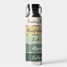 Moderner St. Patrick’s Day Farbverlauf Trinkflasche