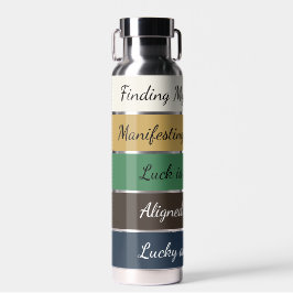 Moderner St. Patrick’s Day Farbverlauf Trinkflasche