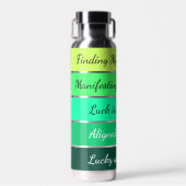 Moderner St. Patrick’s Day Gradient Trinkflasche (Vorne)