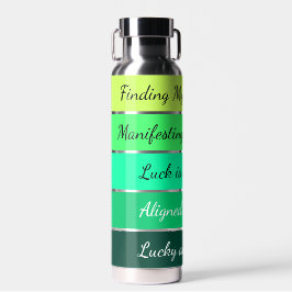 Moderner St. Patrick’s Day Gradient Trinkflasche