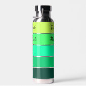 Moderner St. Patrick’s Day Gradient Trinkflasche (Rechts)