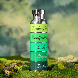 Moderner St. Patrick’s Day Gradient Trinkflasche
