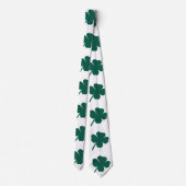 Moderner St. Patrick's Day Klee Krawatte (Rückseite)