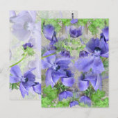 Moderner Stadtgarten Postkarte (Vorne/Hinten)