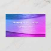 Moderner Stahl aus gebürstetem Metall Visitenkarte (Vorderseite)