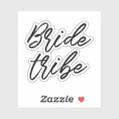 Moderner Stamm Aufkleber (Blatt)