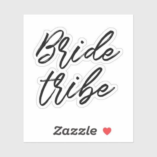 Moderner Stamm Aufkleber (Blatt)