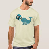 Moderner Stamm Narwhal T-Shirt (Vorderseite)