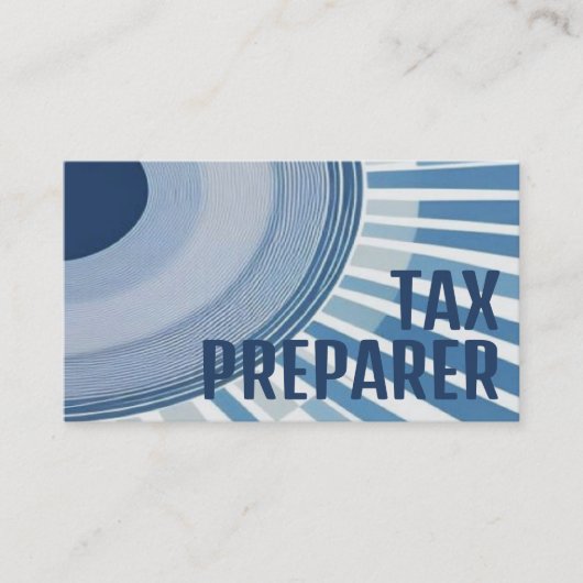 Moderner Steuervorbereitung Visitenkarte (Vorderseite)
