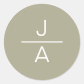 Moderner Sticker (Vorderseite)