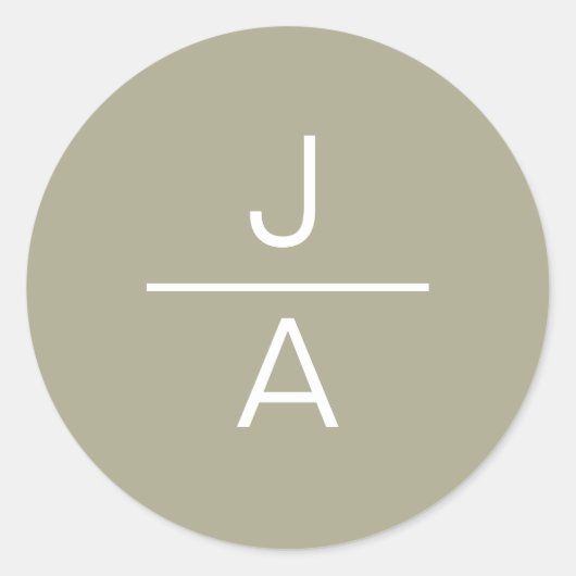 Moderner Sticker (Vorderseite)