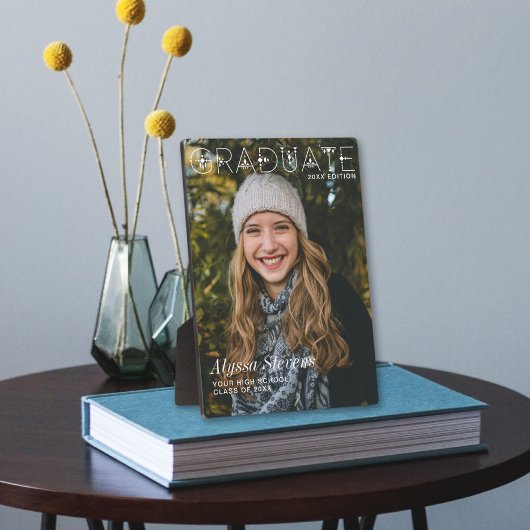 Moderner Stil des Minimalistisch Graduate Overlay  Fotoplatte