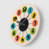 Moderner Stil des Mittelalters Große Wanduhr (Winkel)