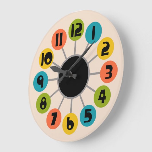 Moderner Stil des Mittelalters Große Wanduhr (Winkel)