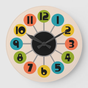 Moderner Stil des Mittelalters Große Wanduhr